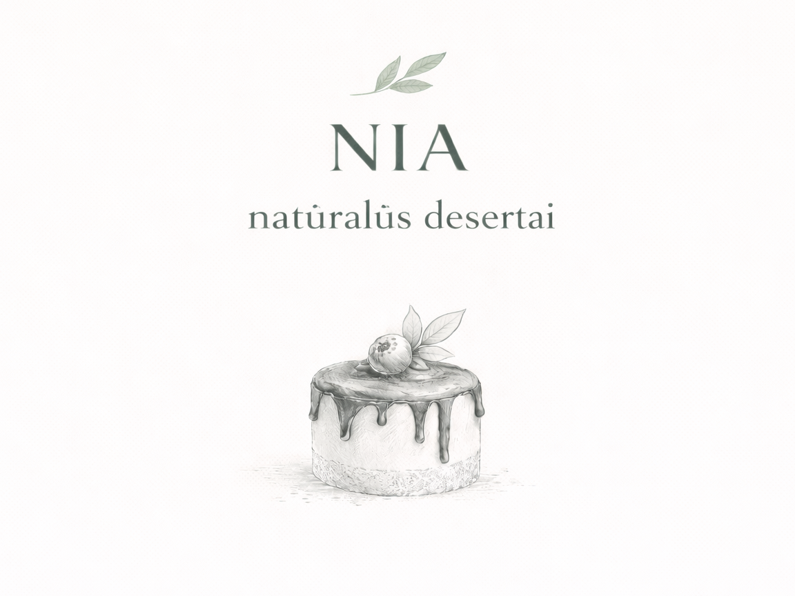 NIA natūralūs desertai